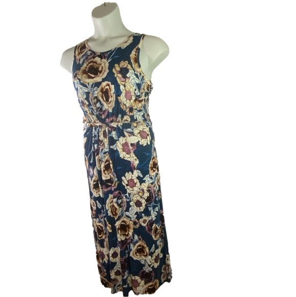 Maurices Early Fall Floral Twist Knot Sleeveless Midi Dress SKU0146 - Picture 5 of 10